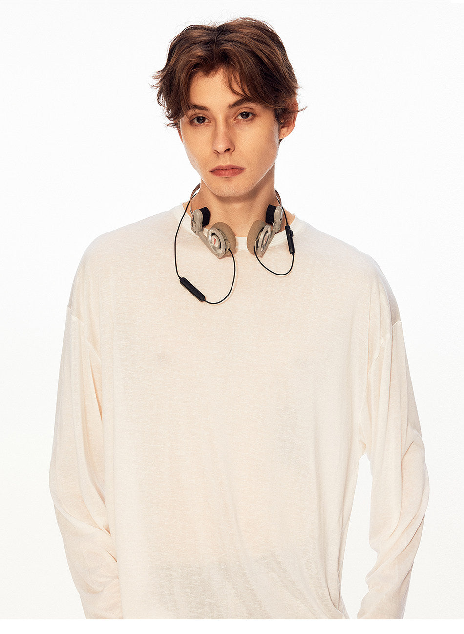 Vintage-Style Lyocell T-Shirt