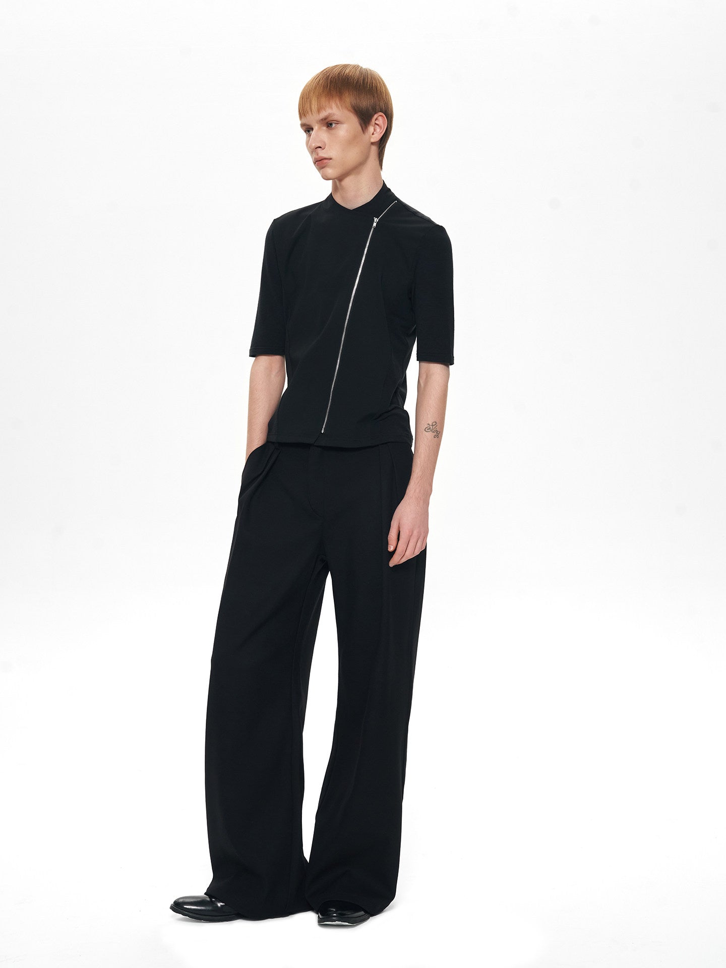 Slim Fit Zipper Shirt