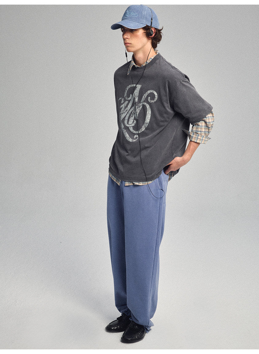 Alphabet Print T-Shirts