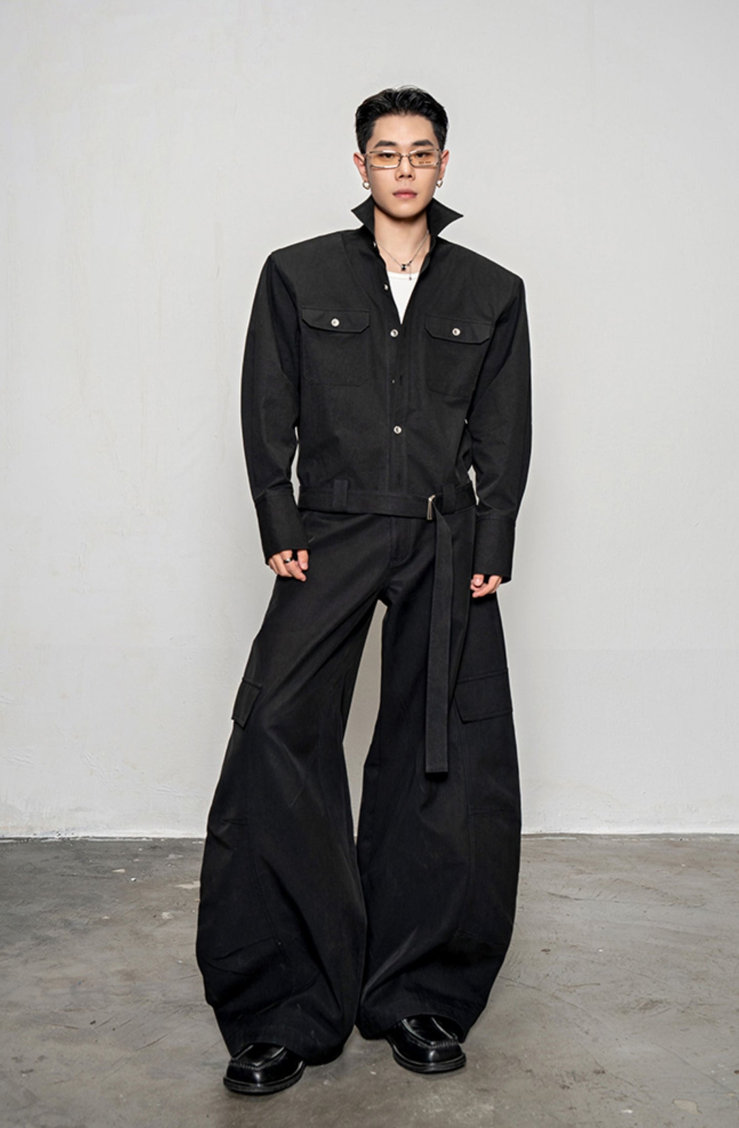 Large Pocket Wide Leg Pants