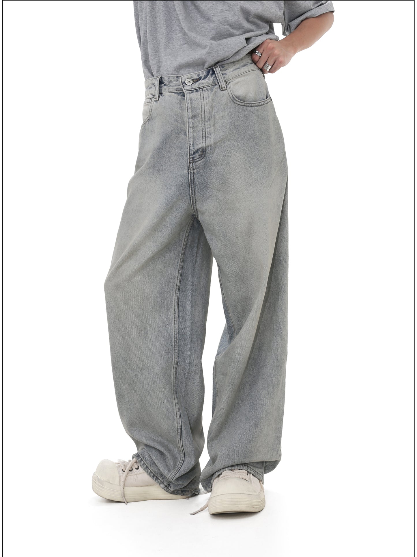 Heavyweight Damaged Jeans