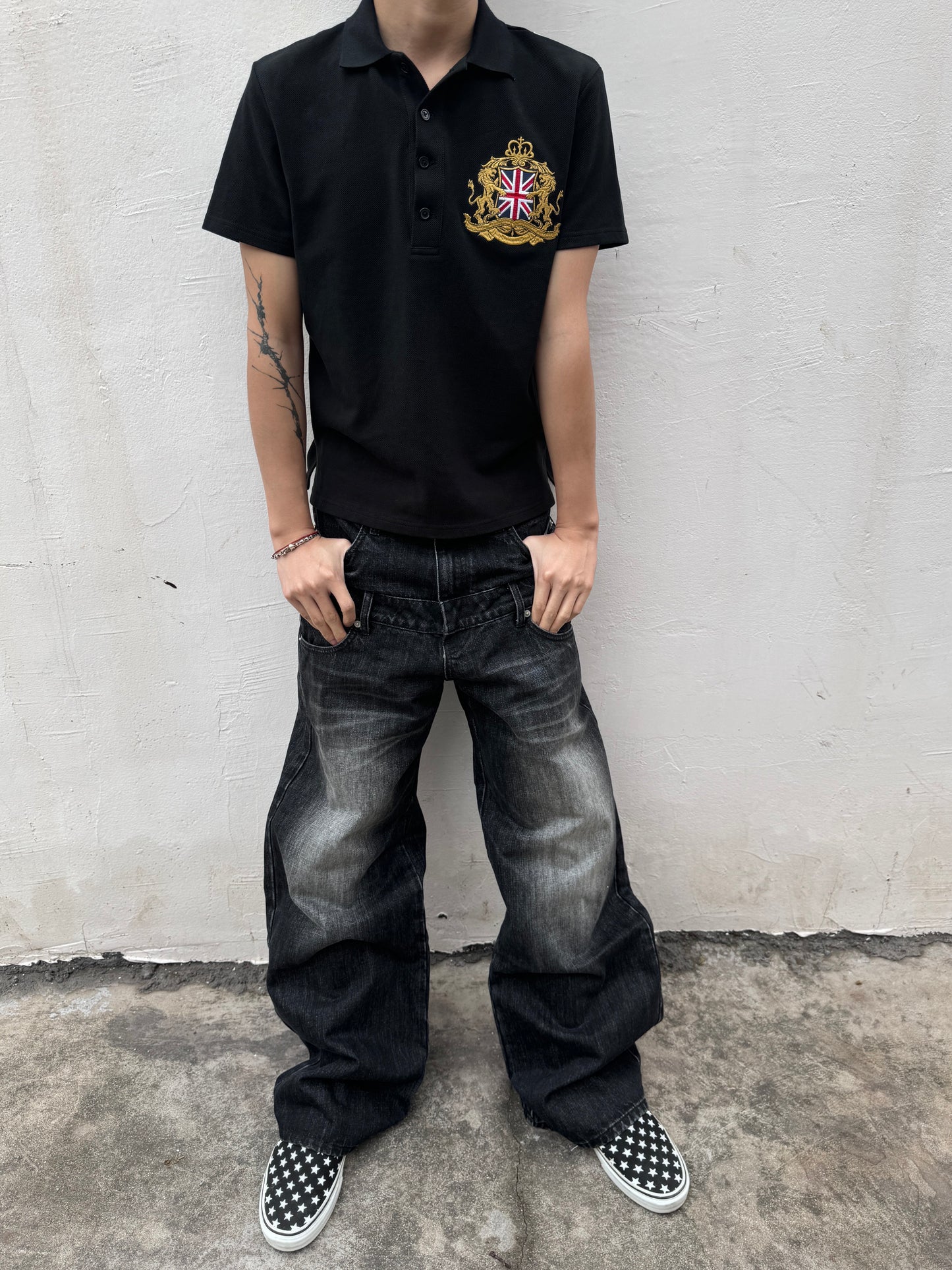 Appliqué and Printed Polo Shirts
