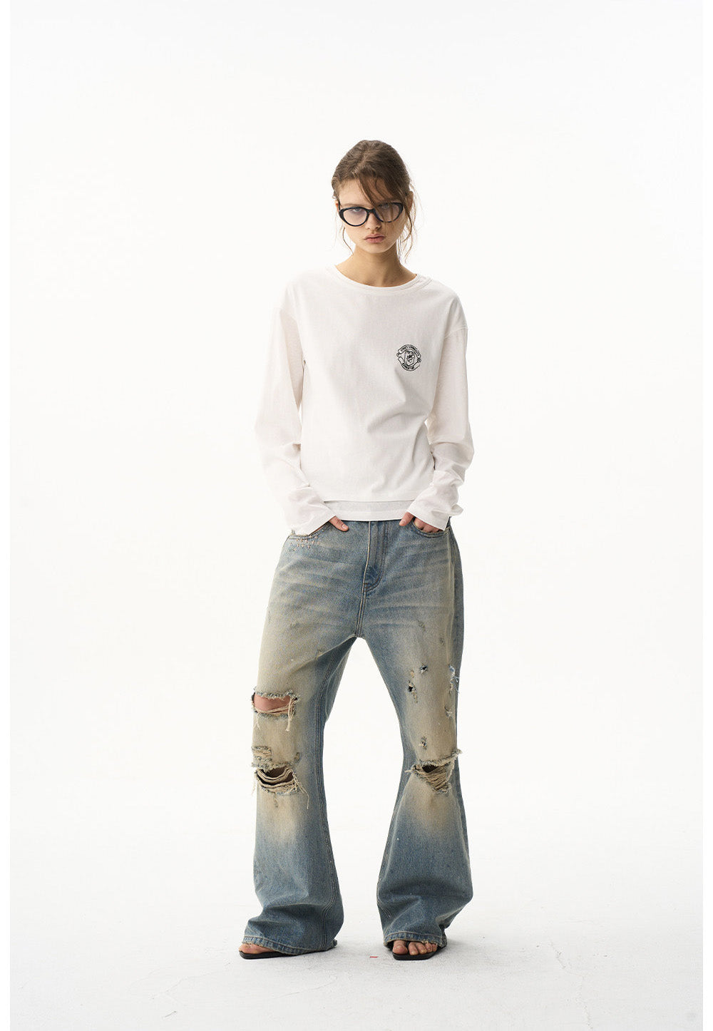 Double-Layer Basic T-Shirt