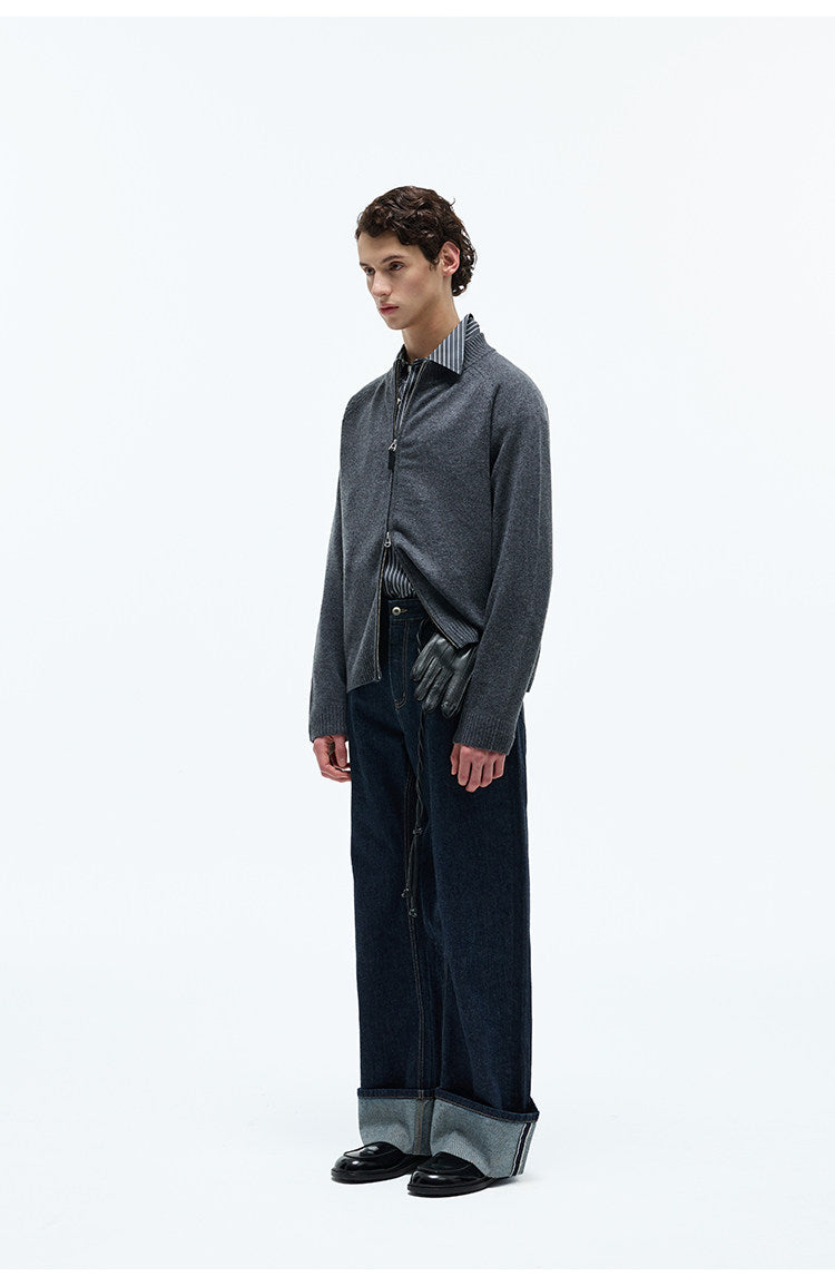 High-Twist Narrow-Width Jeans