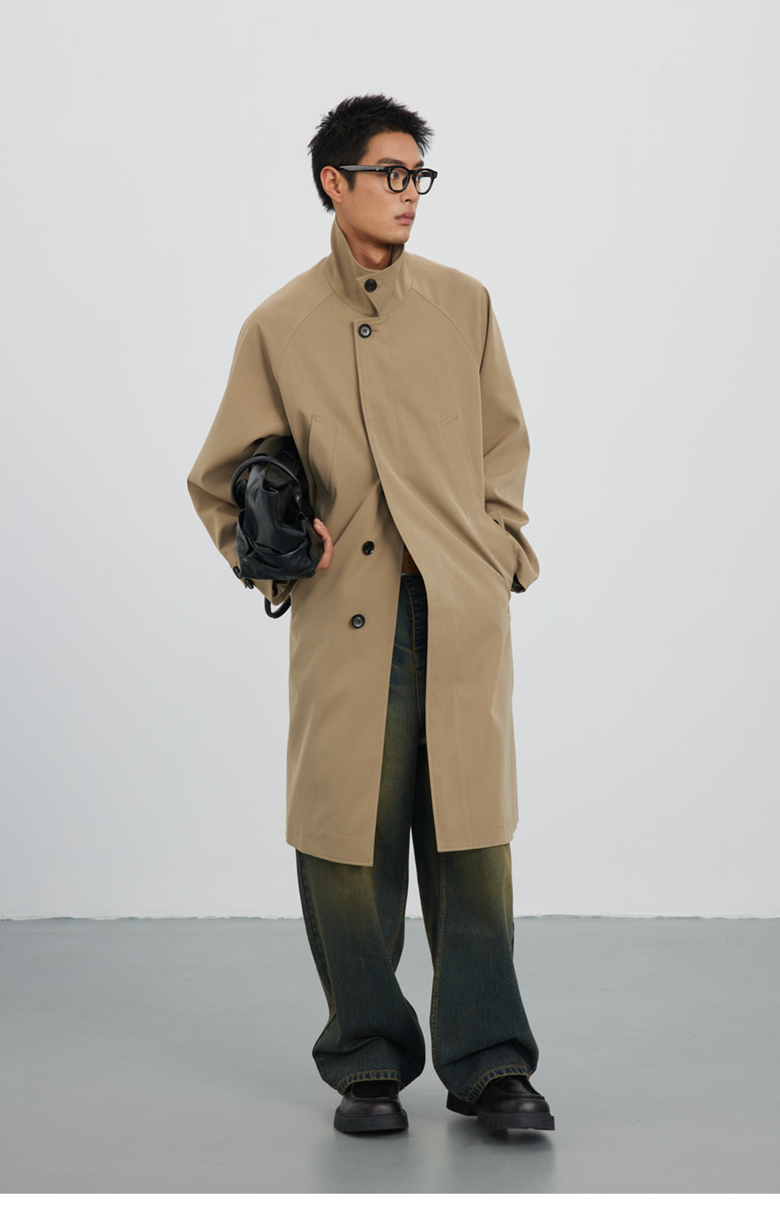 High-end mid-length coat