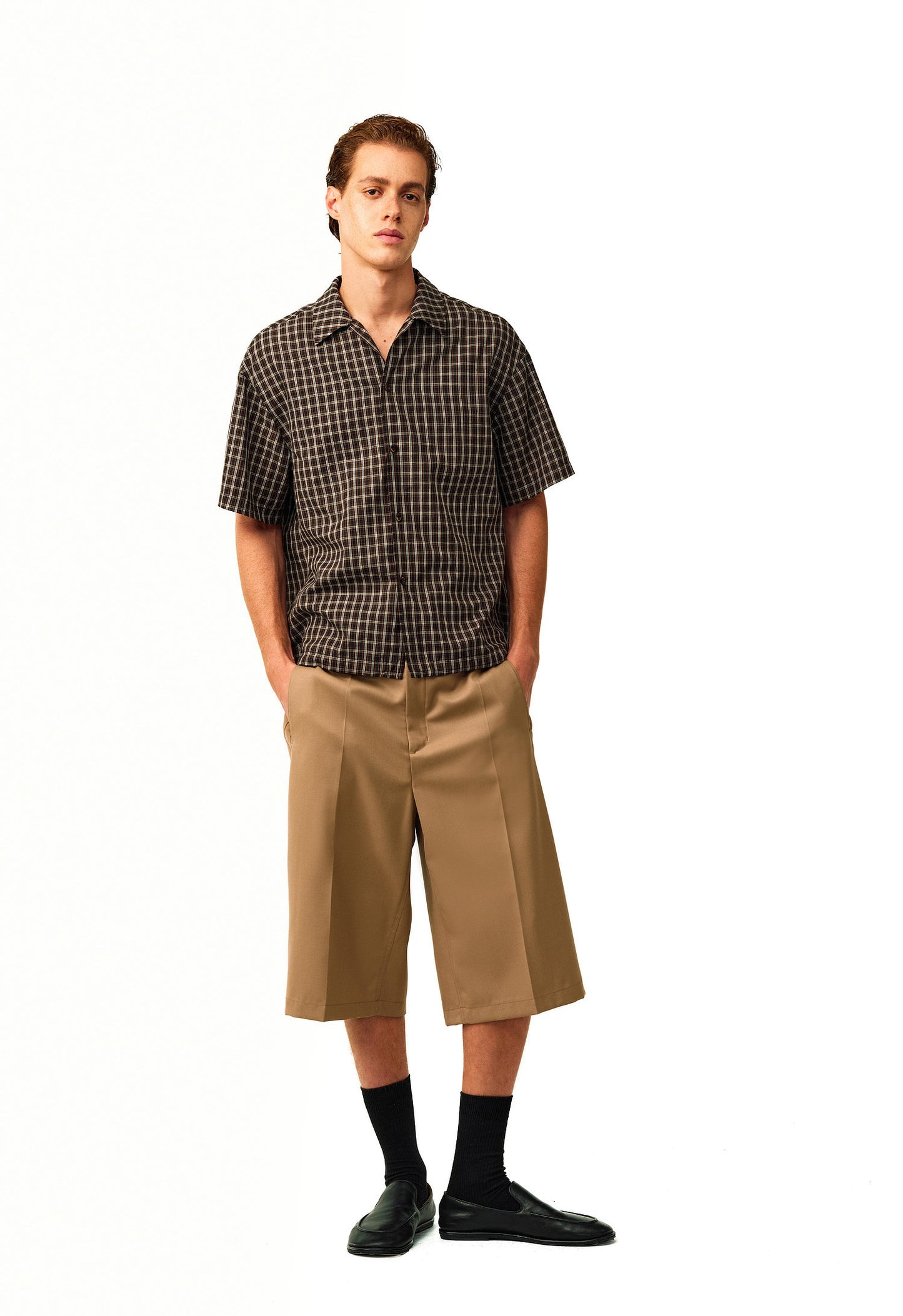 Linen Check Shirt