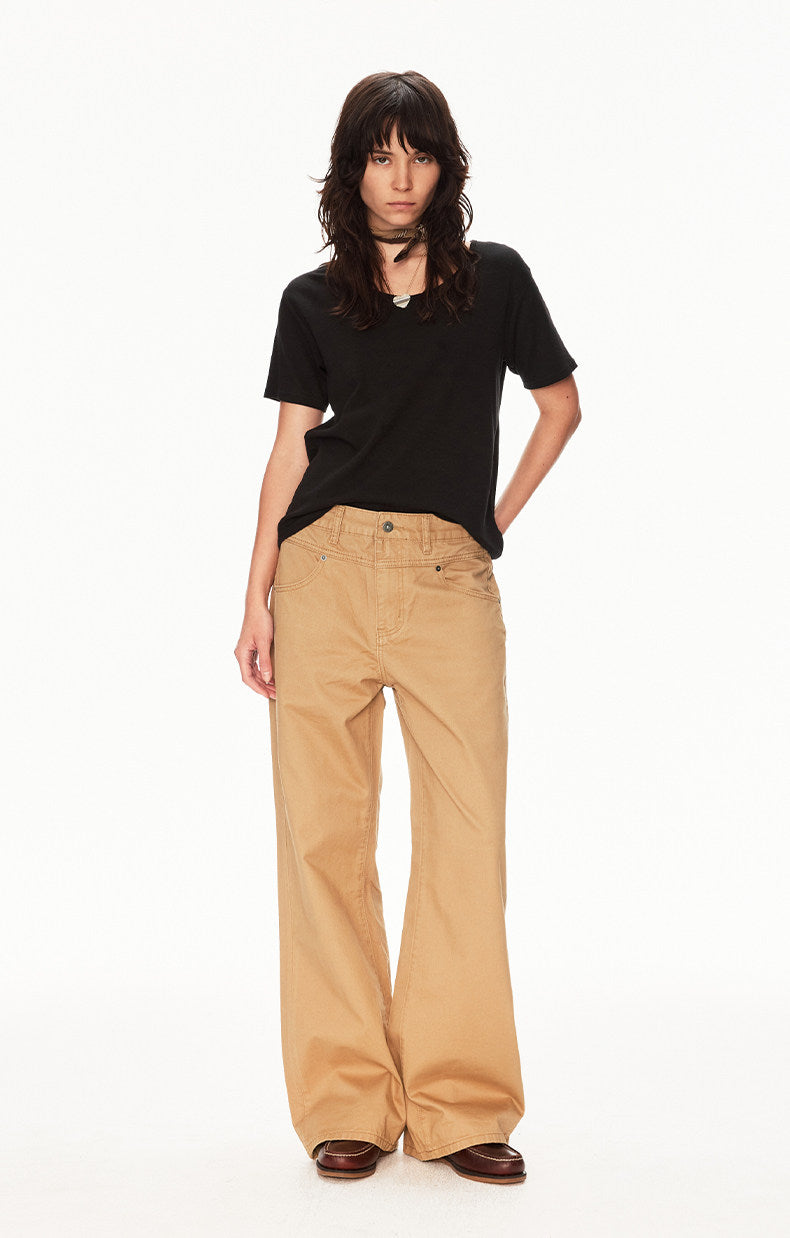 Loose-fit casual pants