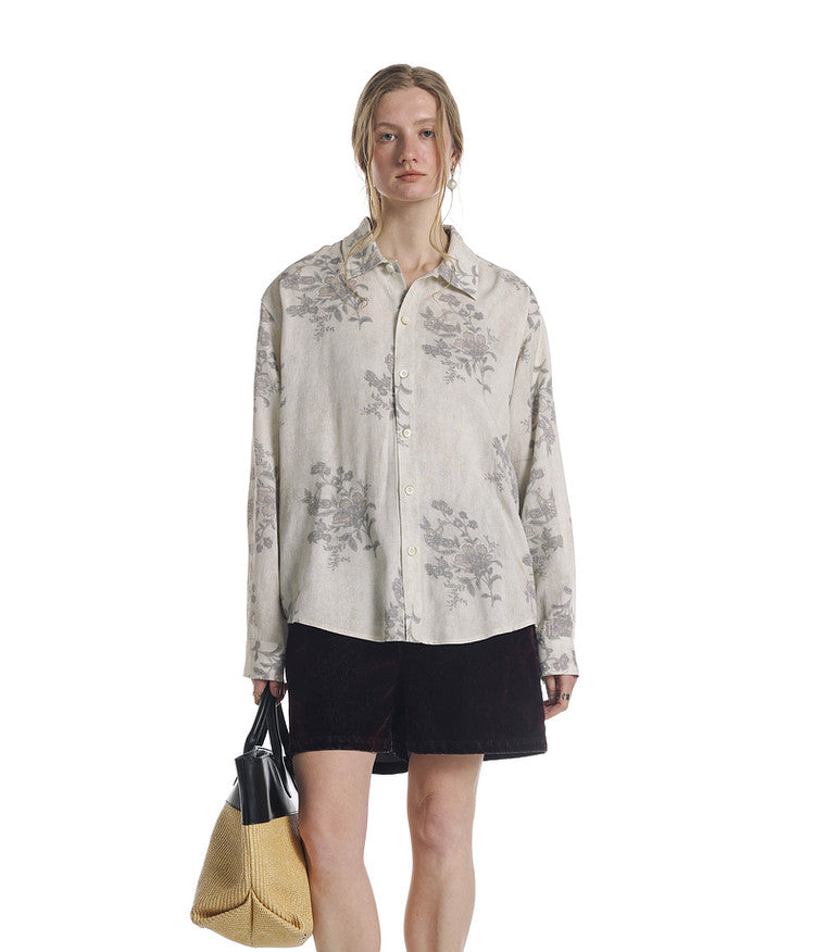 Loose-Fit Floral Shirt
