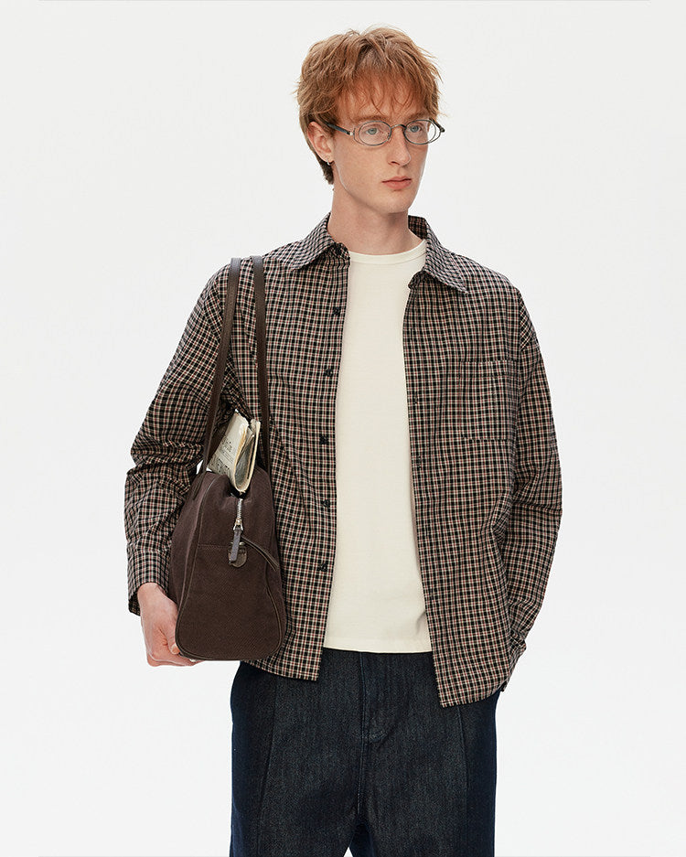 Old Money Style Check Shirt