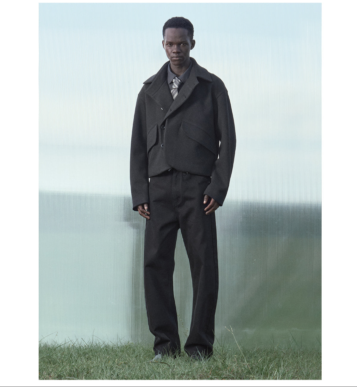 Asymmetrical Pocket Jacket