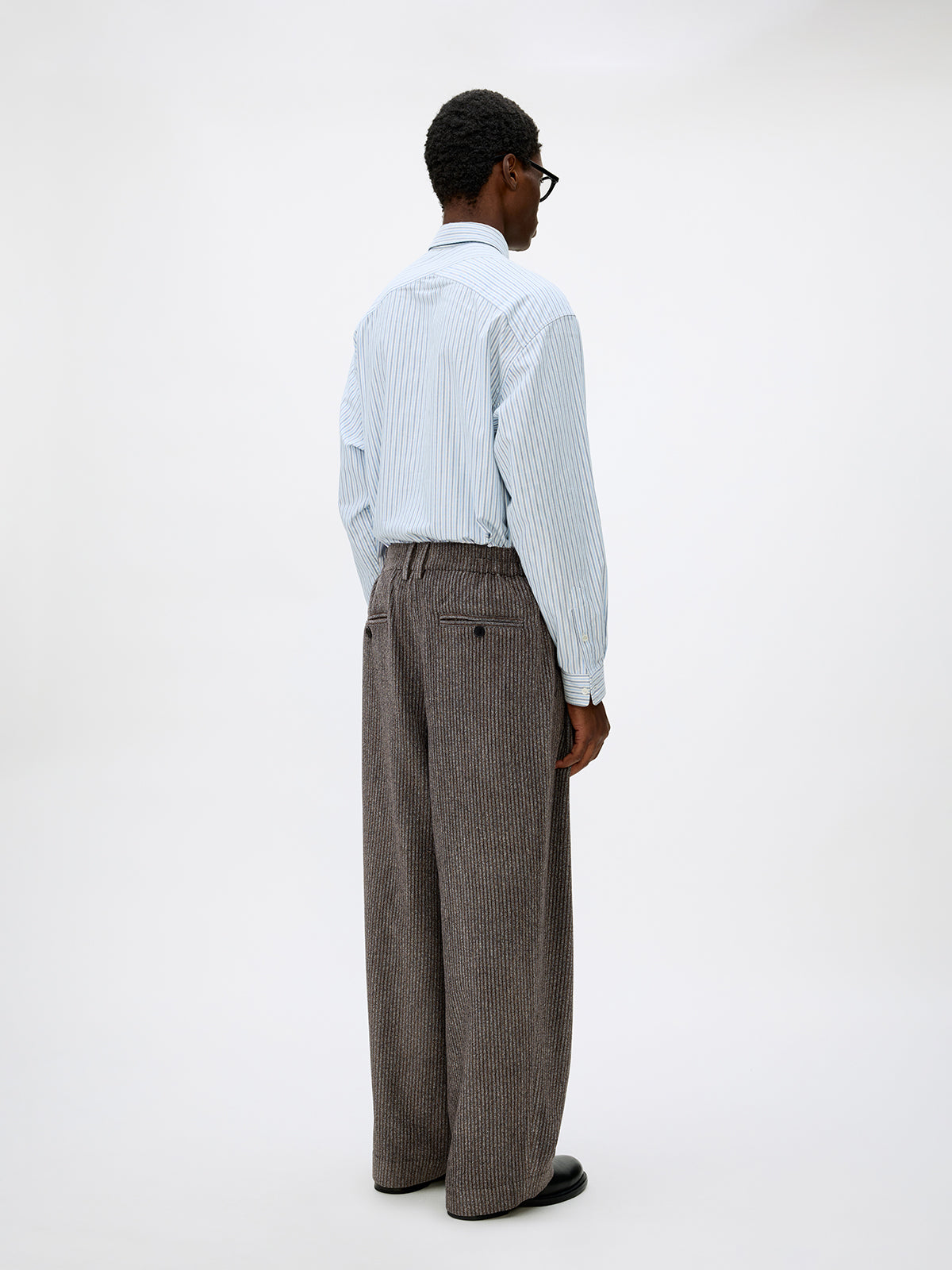 Loose Double-Pleated Casual Pants
