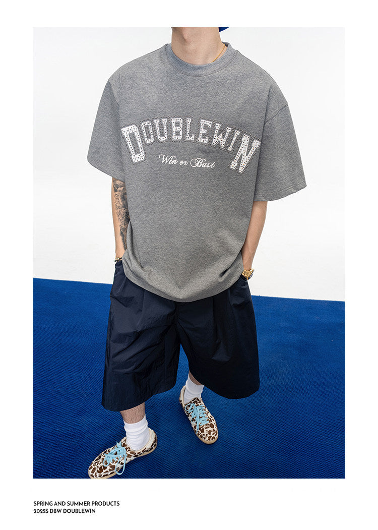 Loose-fit Round-Neck Casual T-Shirt