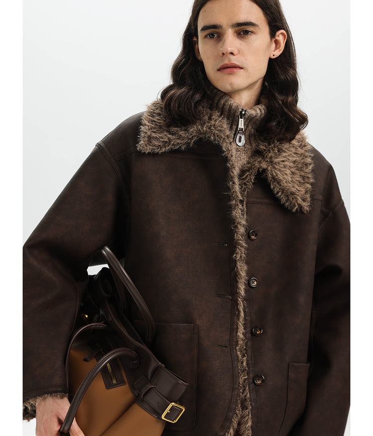 Reversible Faux Fur Jacket