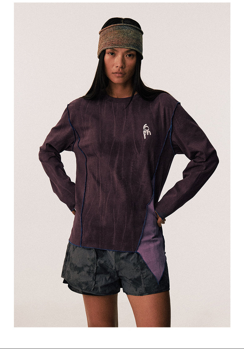 Washed Patchwork T-Shirt