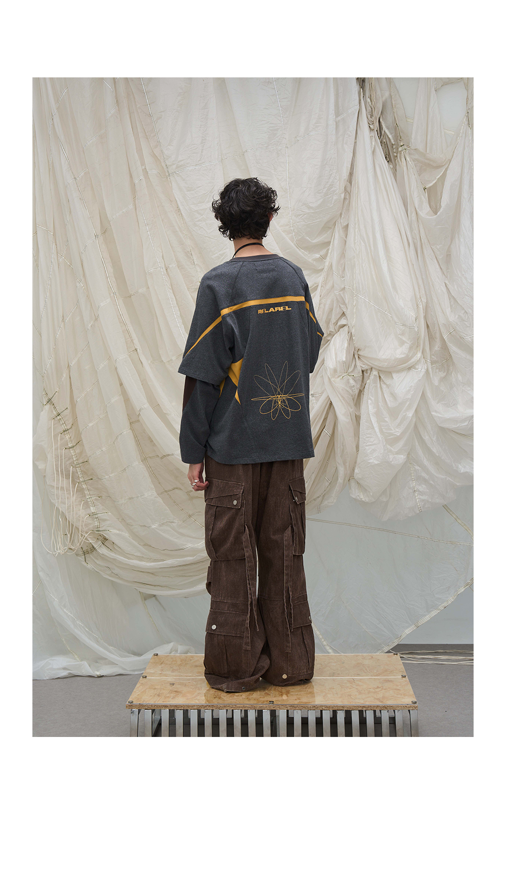 Faux two-piece T-shirt