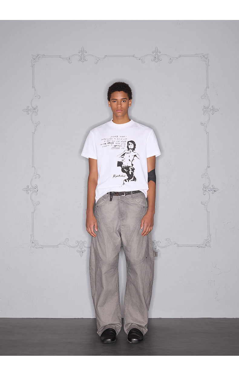 Printed Loose Casual T-Shirt