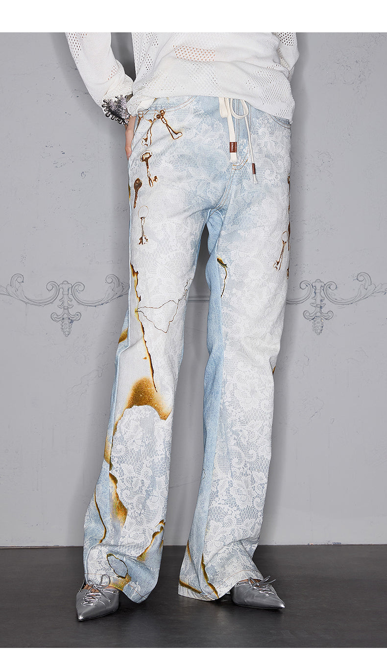 3D Printed Flared Jeans