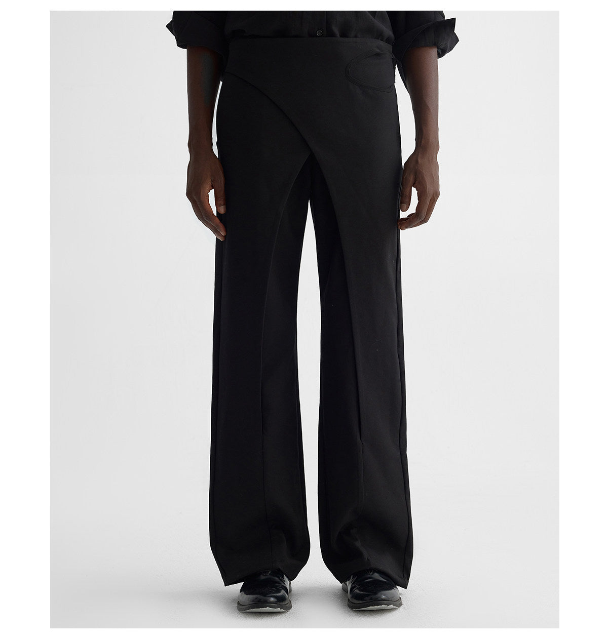 Waistband Wide-Leg Pants
