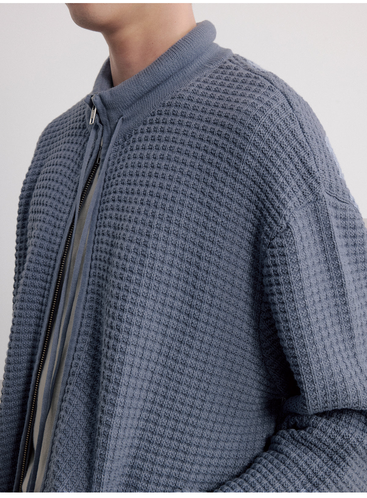 Waffle Knit Cardigan