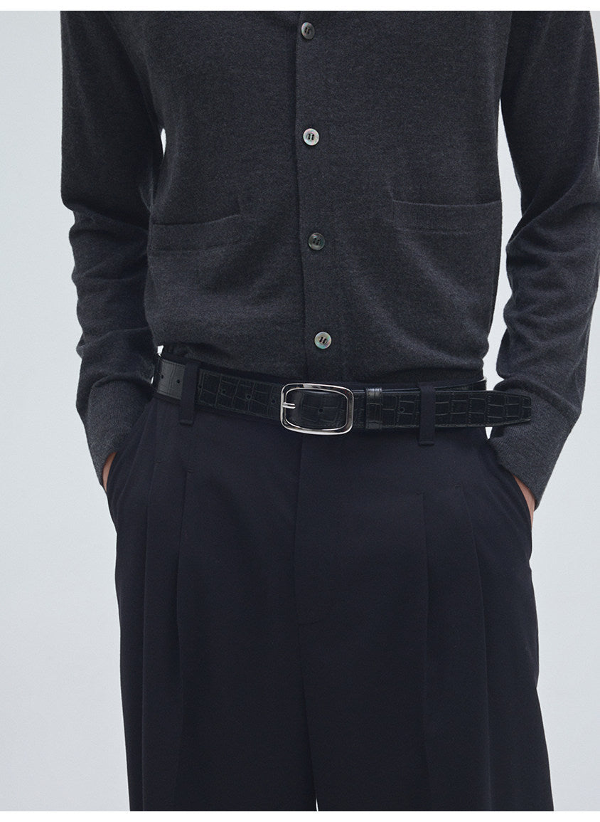 Classic Double-Tuck Casual Pants