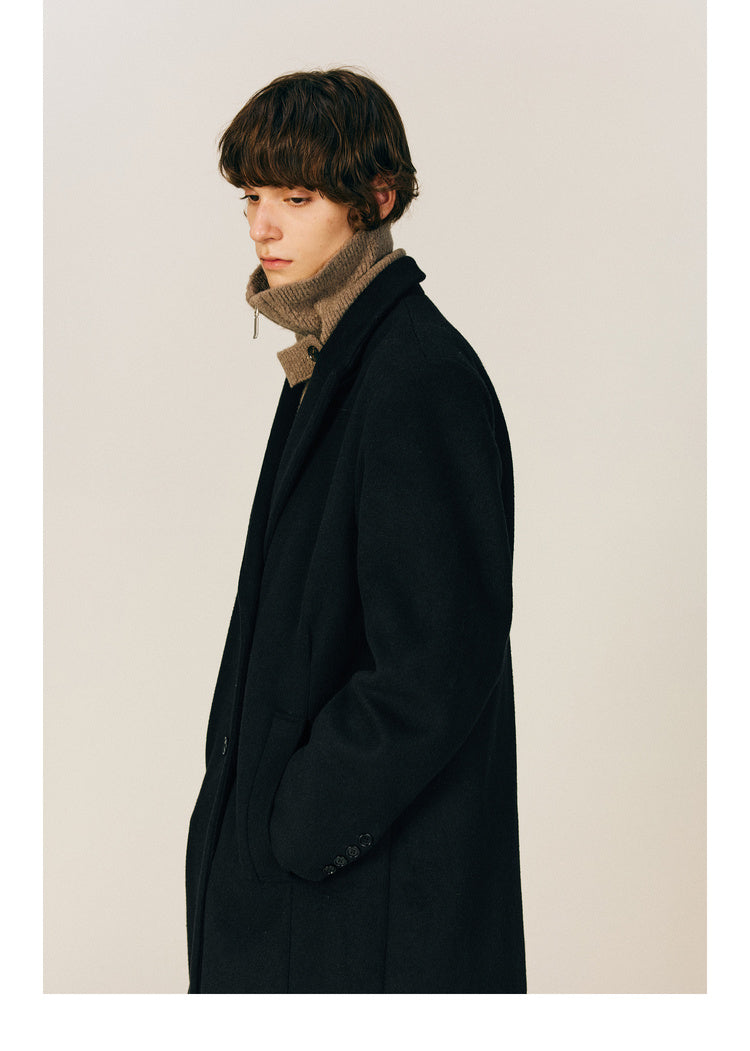 Wool mid-coat