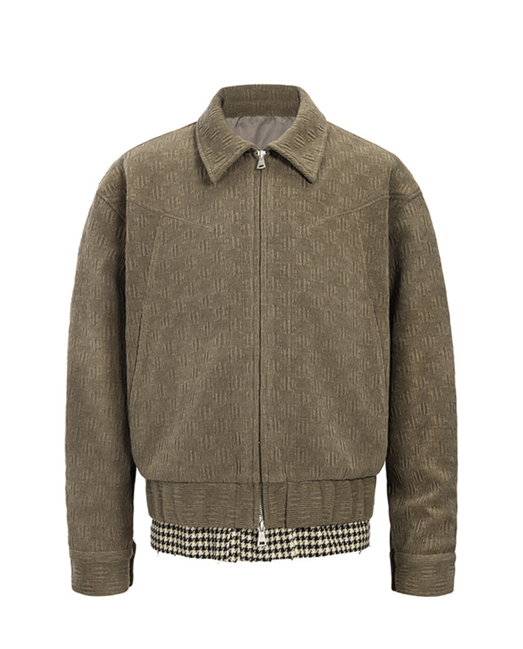 Faux two-piece jacket