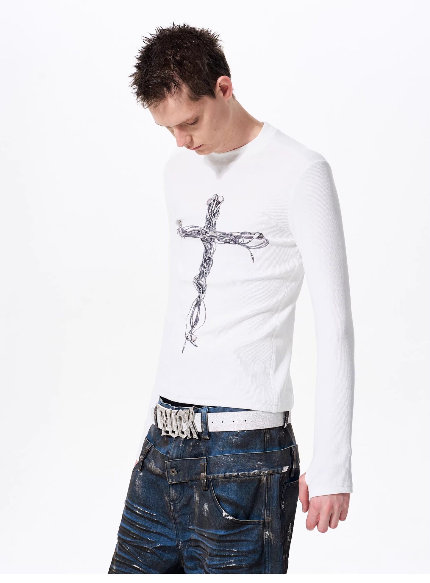 Original Cross Print T-Shirt