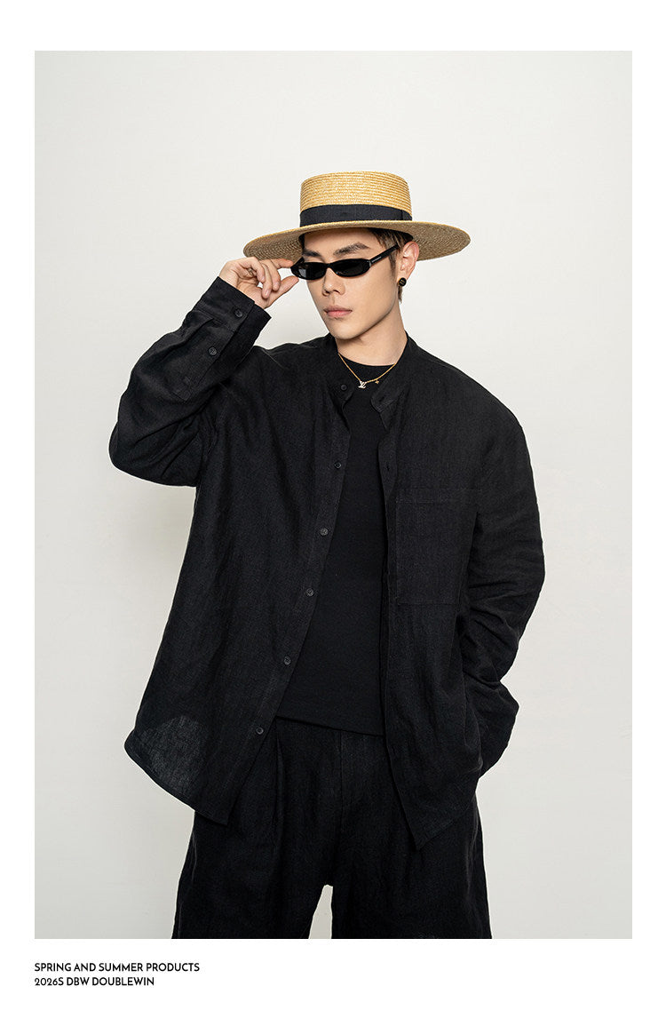 Relaxed-Fit Breathable Shirt Set