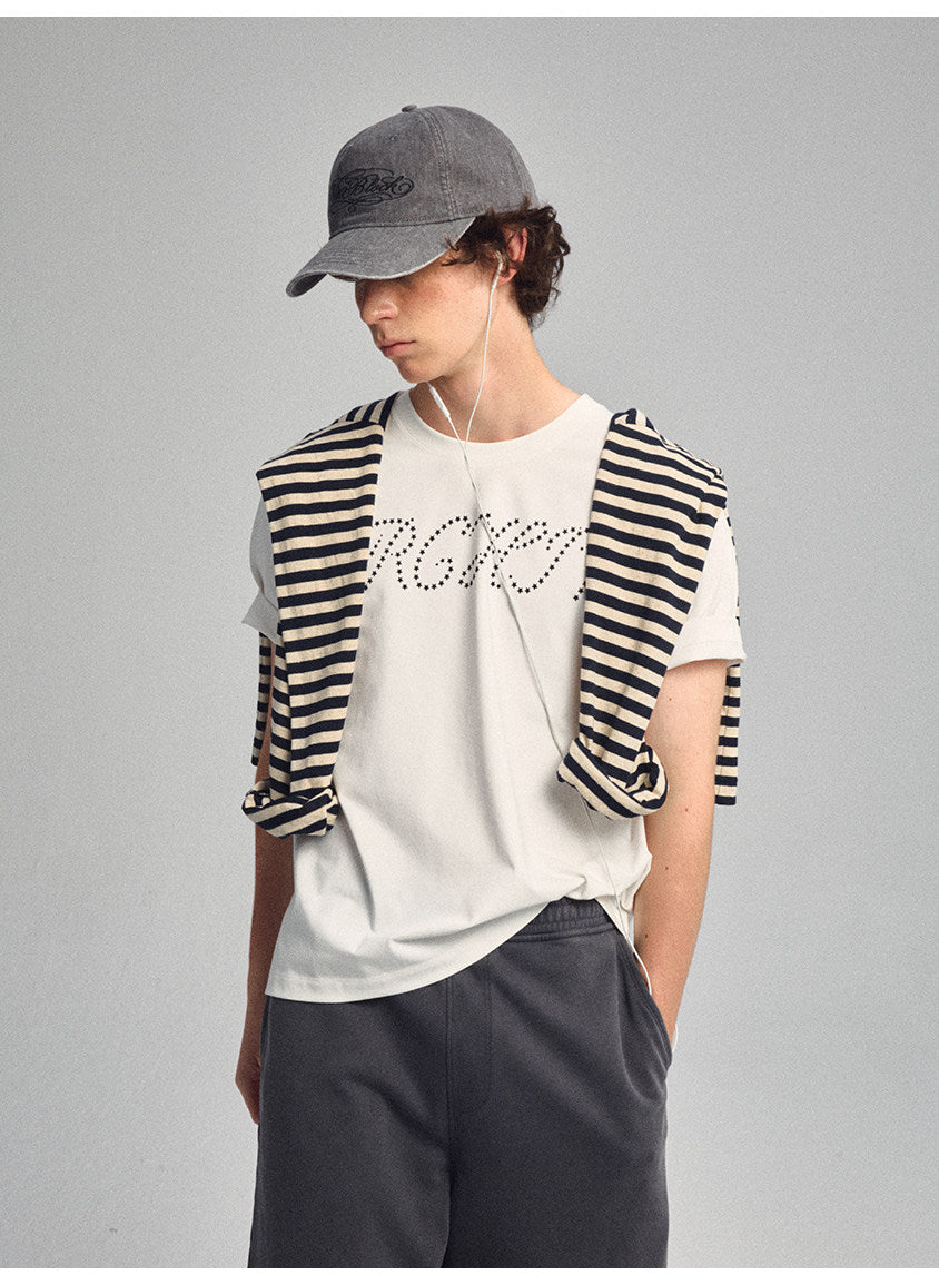 Narrow Round-Neck Standard T-Shirt