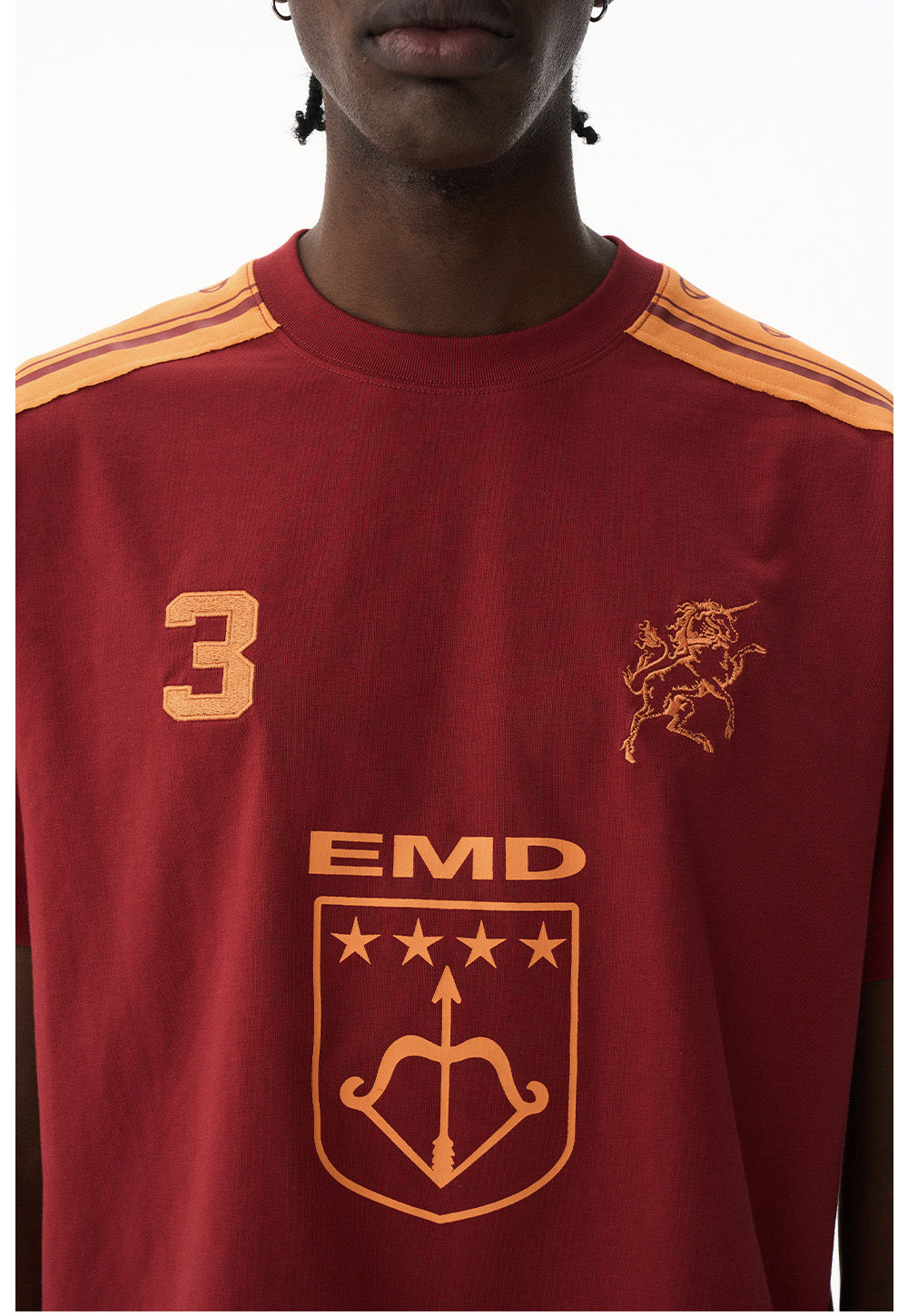 Retro Color Block Sports T-Shirt