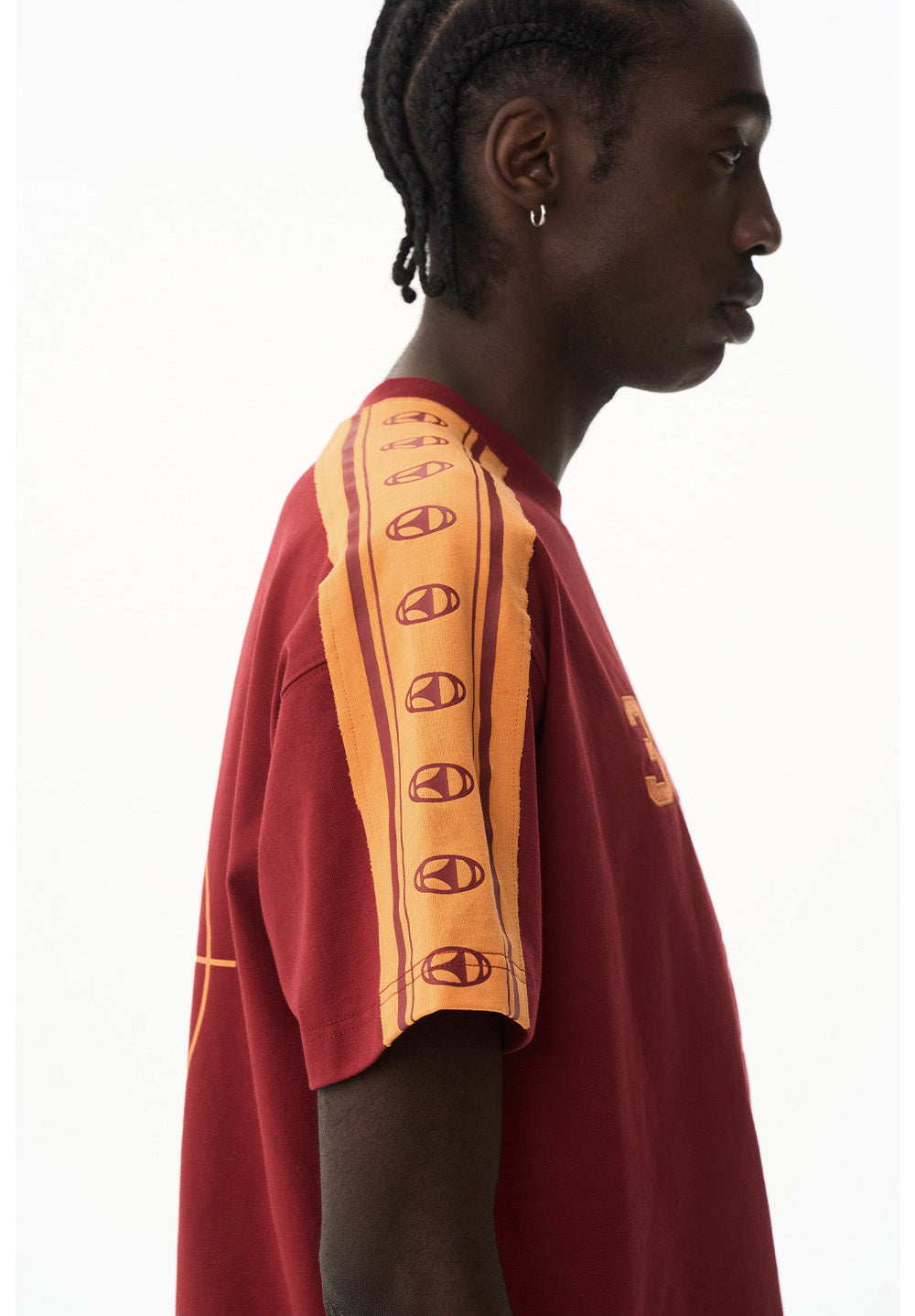 Retro Color Block Sports T-Shirt