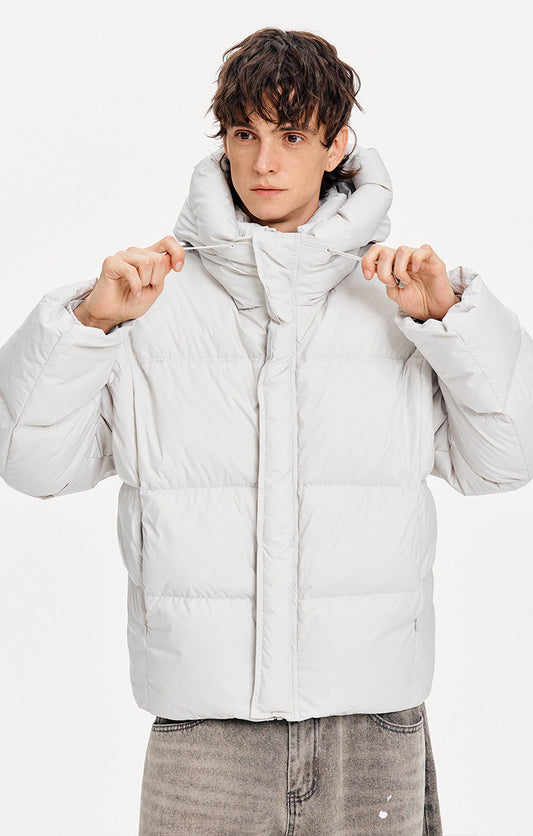 Warm Lightweight Down Jacket with Hood