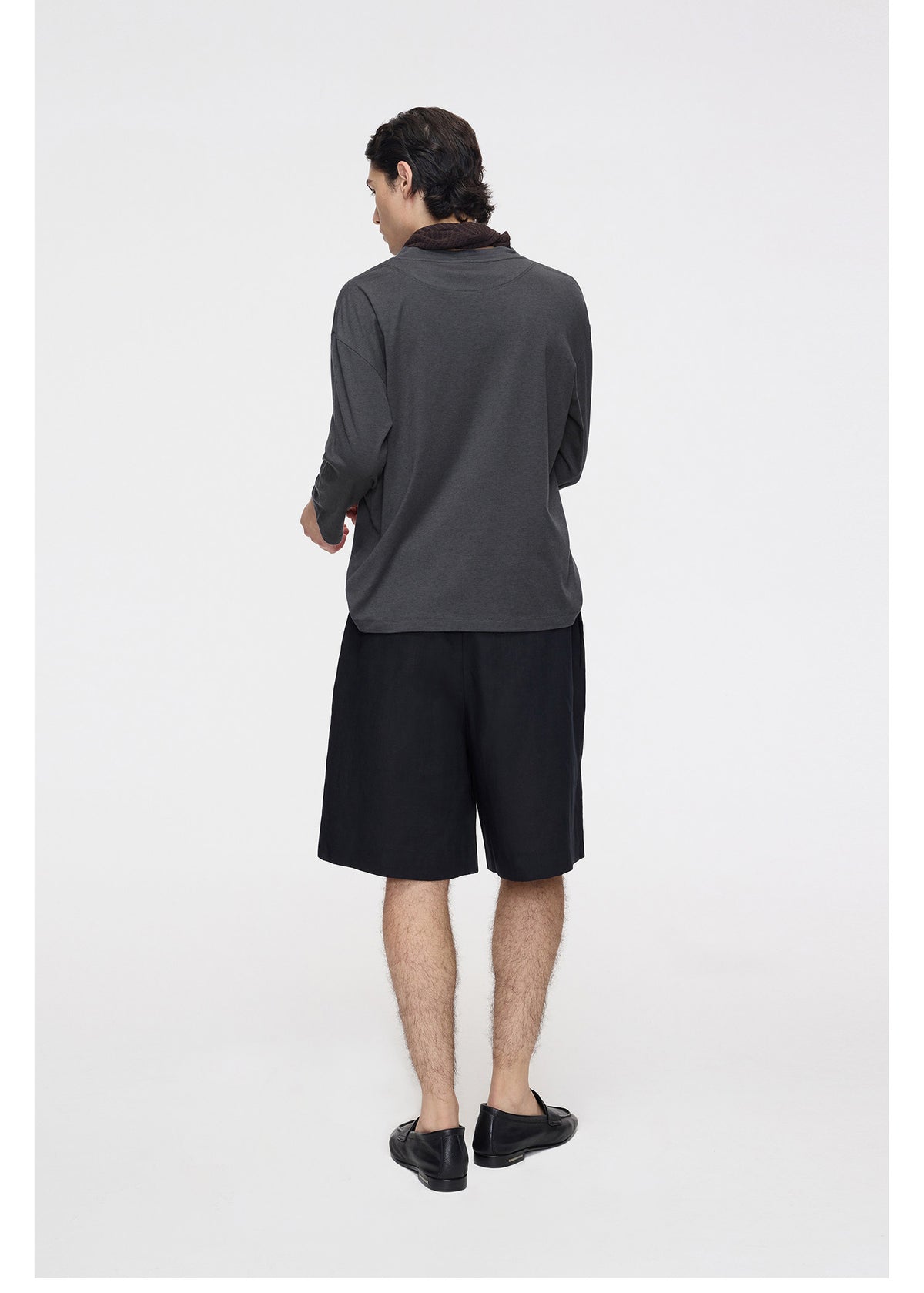 Breathable Three-Quarter-Sleeve Round-Neck T-Shirt
