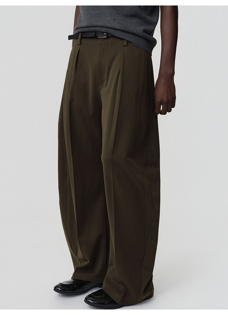 Retro-Style Casual Pants