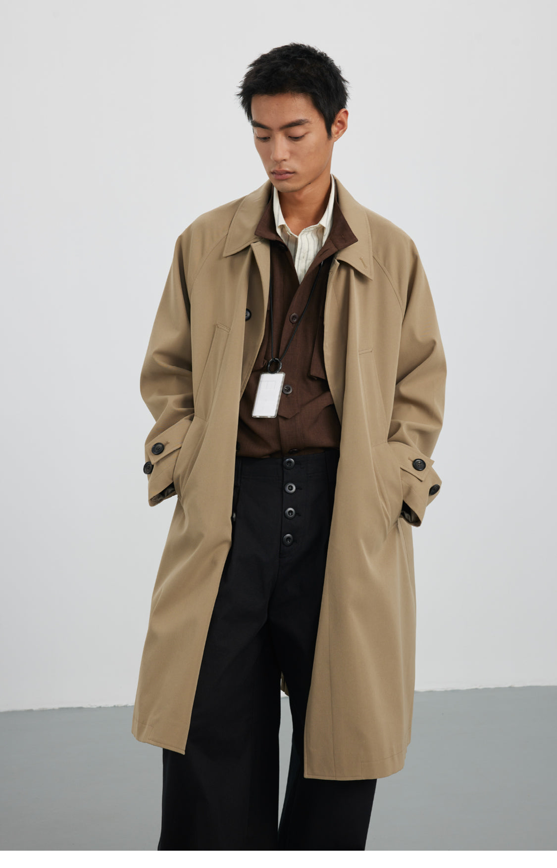 High-end mid-length coat