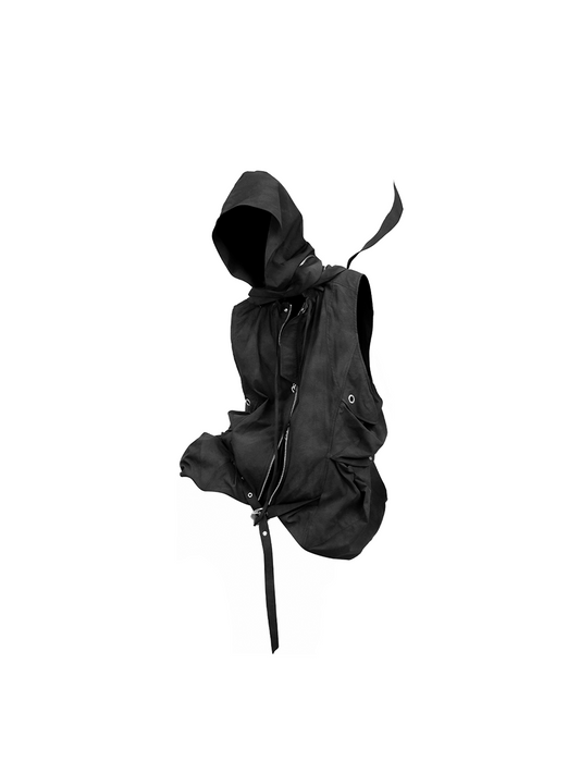 Removable drop-shoulder vest
