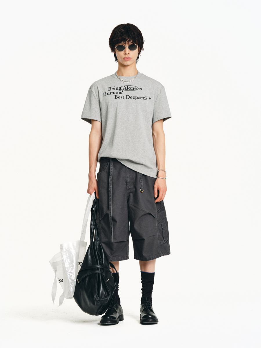 Slogan Print T-Shirt