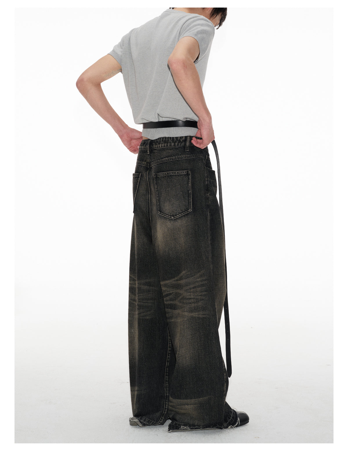 Vintage Low Crotch Jeans