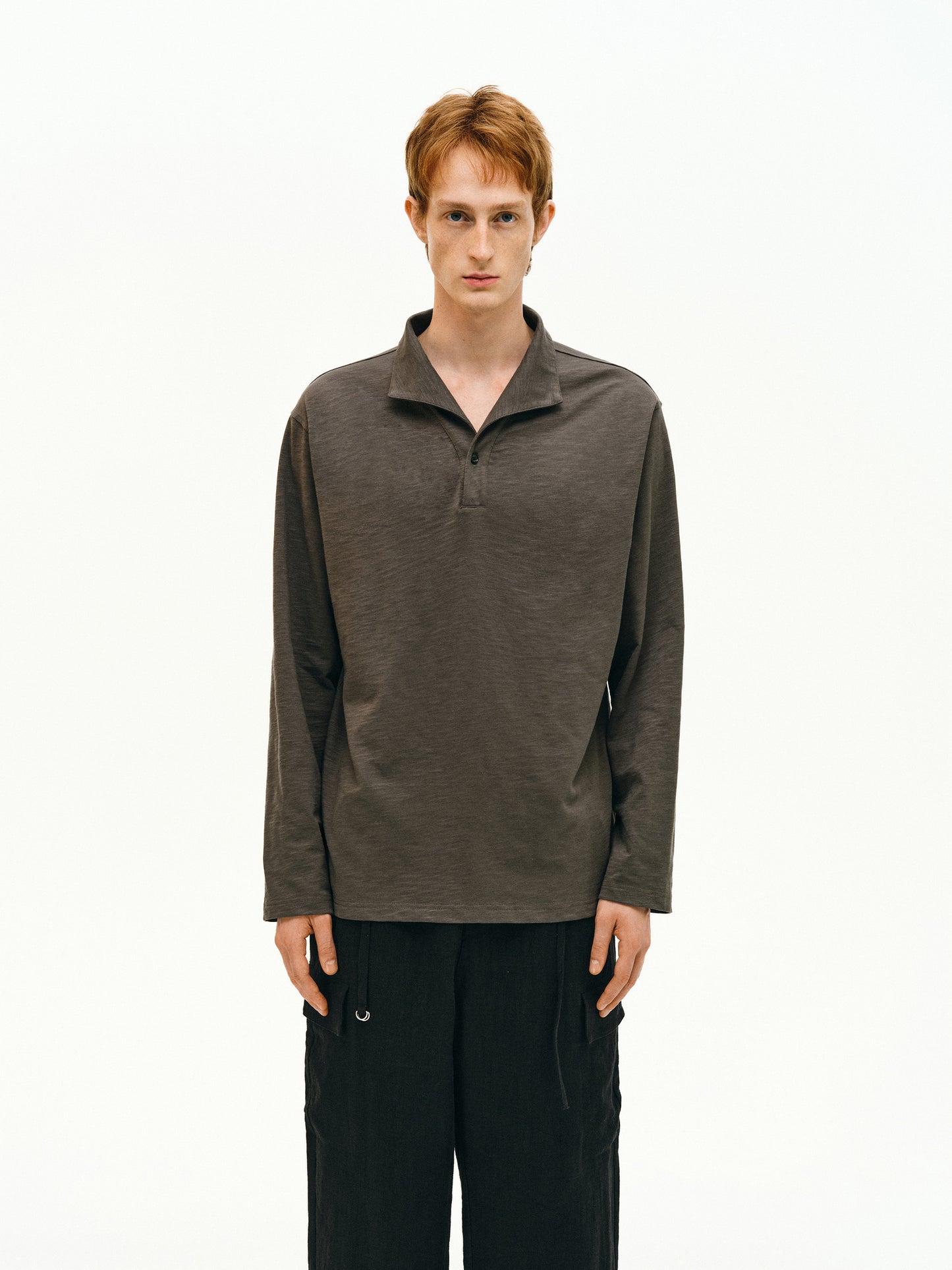 Bamboo Collar Polo Shirt