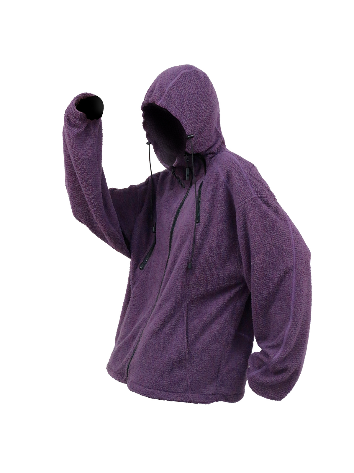 Patchwork Breathable Sports Jacket with Hood