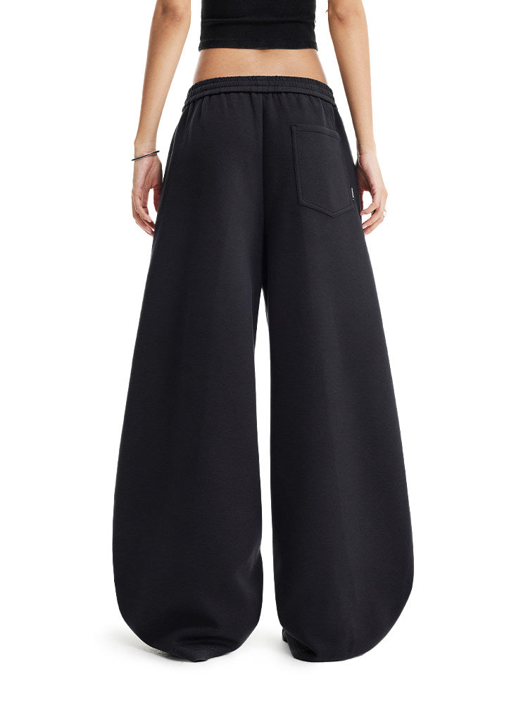 Clean-Fit Sweatpants with Elastic Waistband