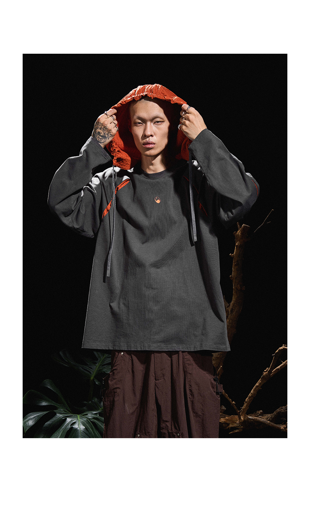 Splice Hooded T-Shirt