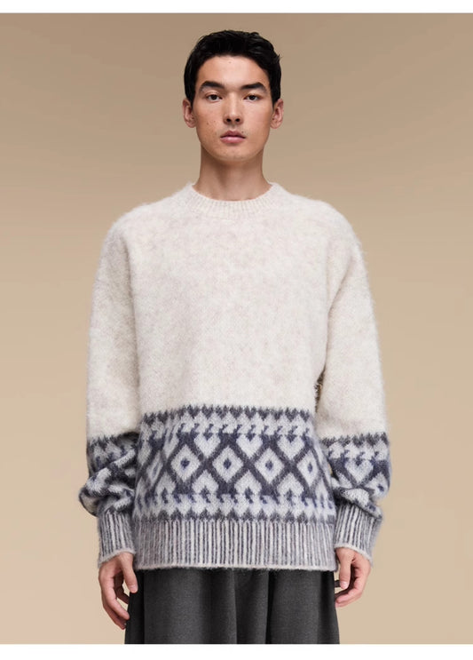 Imitation mohair sweater