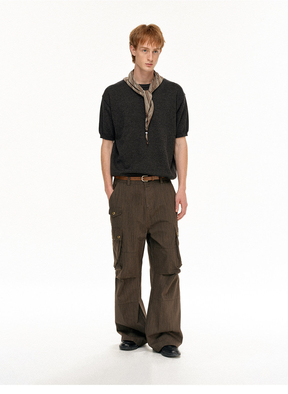 Round-Neck Casual Shirt