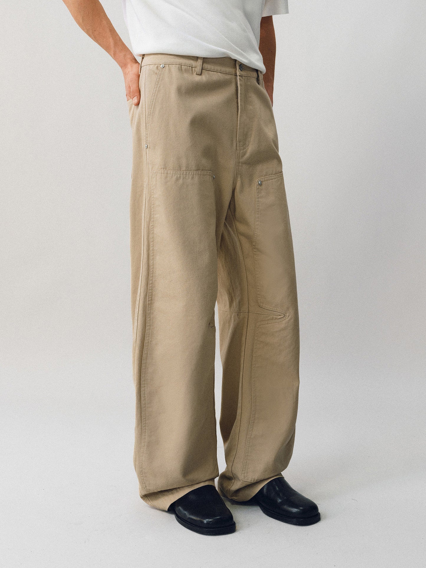 Curved-Blade Work Pants