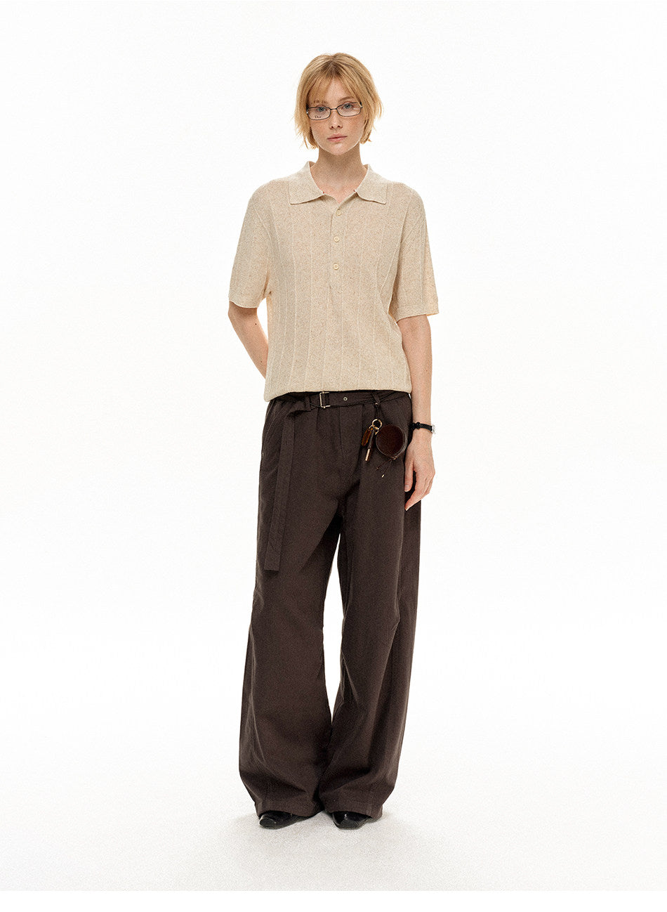 High-Quality Knit Polo Shirt