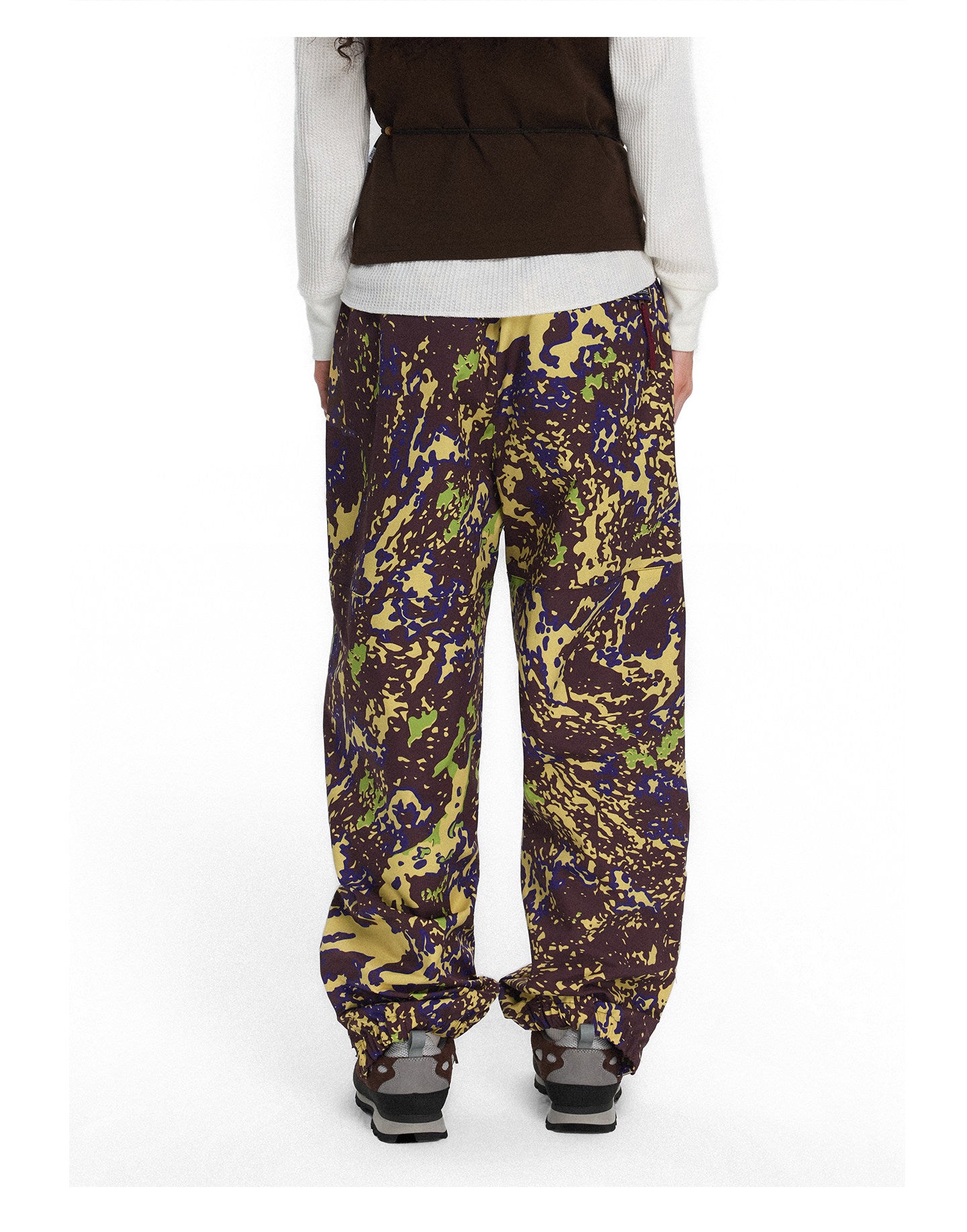 Nylon Mesh Zipper Sports Casual Pants