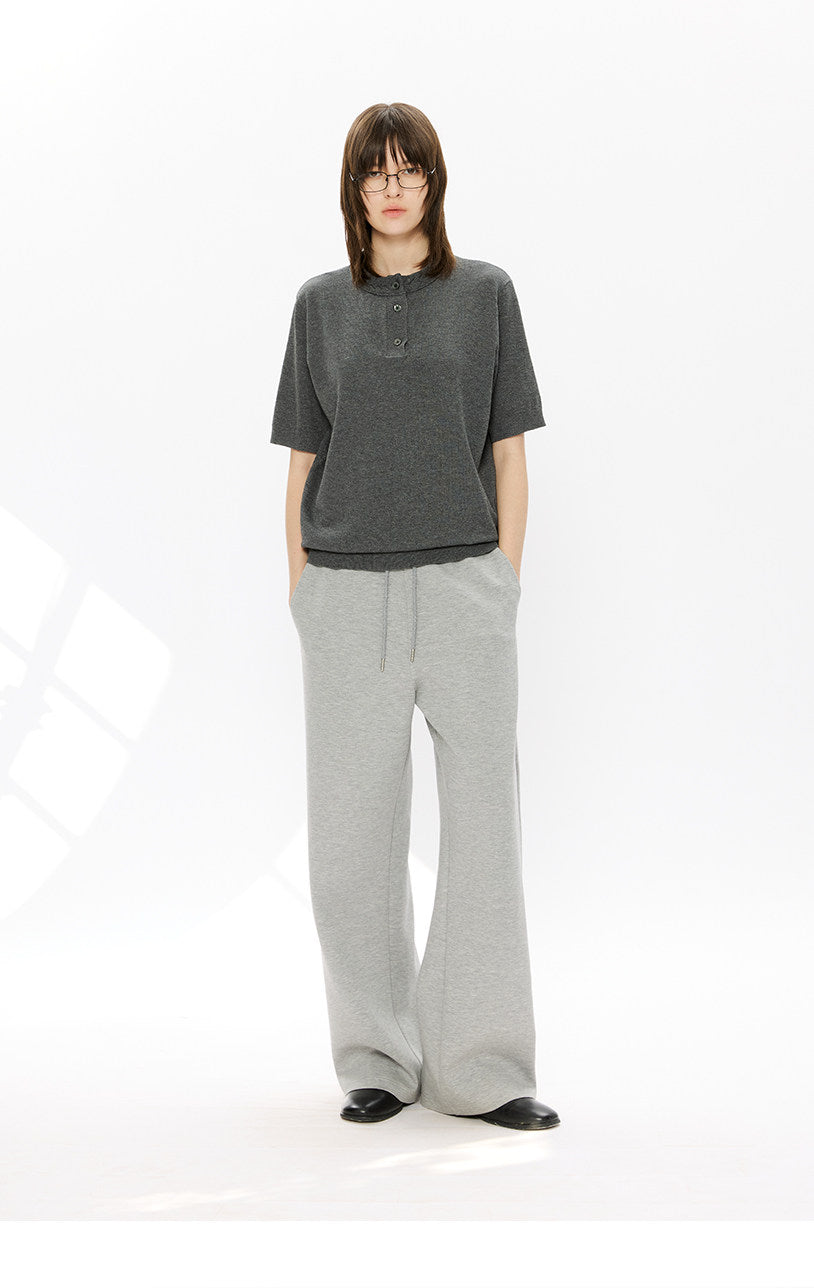 Relaxed-Fit Knit Casual Shirt