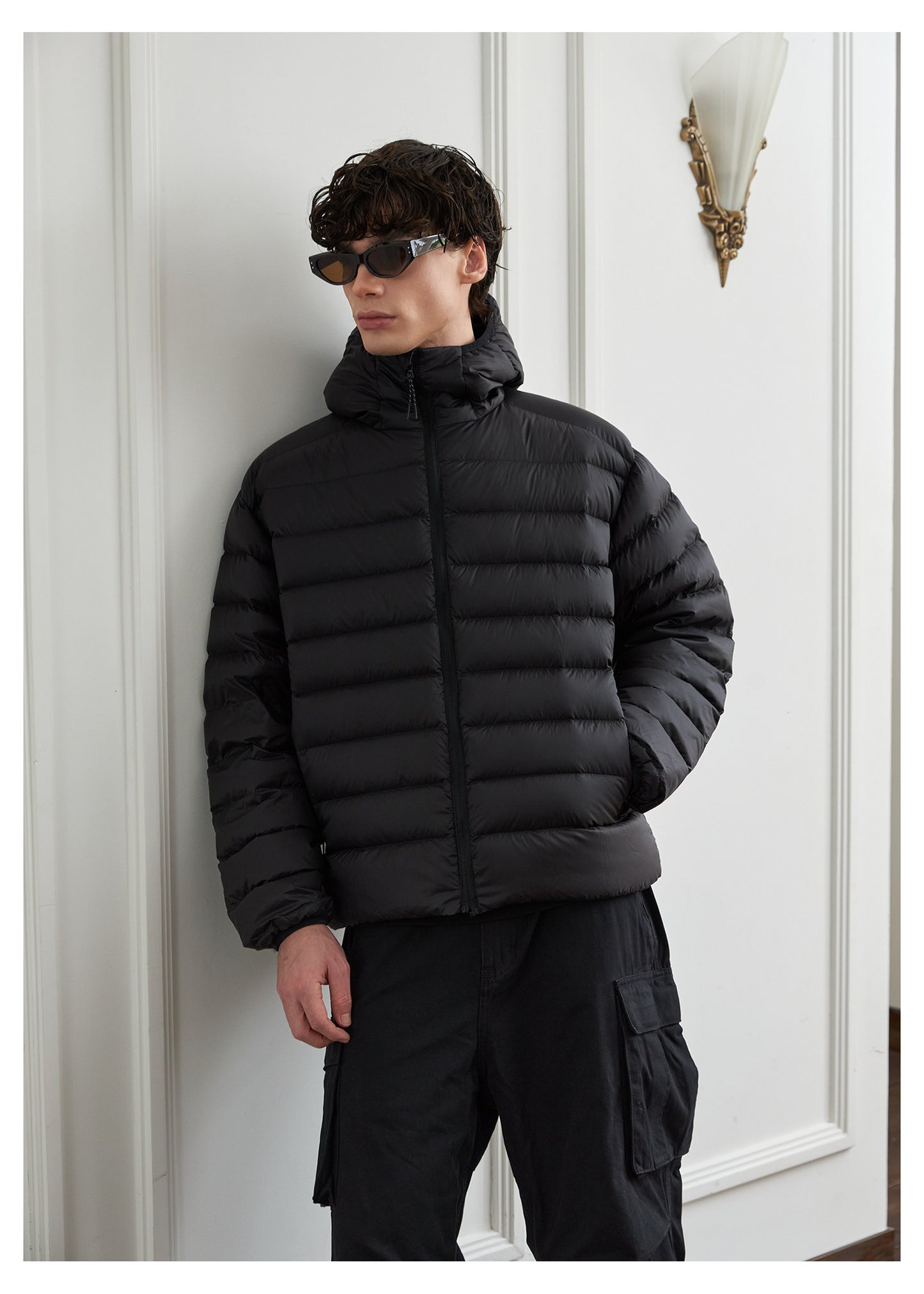 Lightweight Hooded Down Jacket