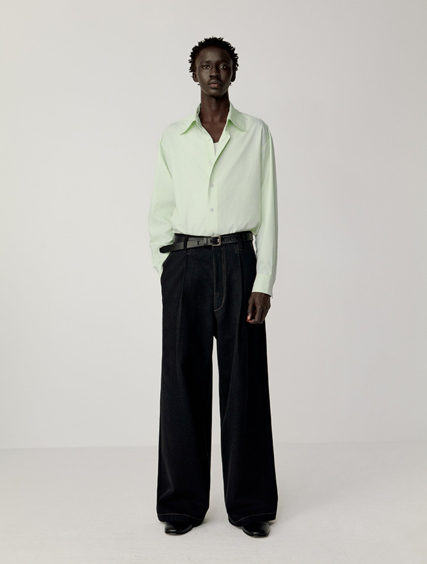 Simple Patch Pocket Shirt